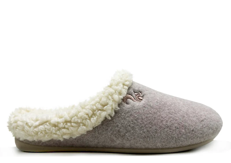 thies 1856 ® Organic Cozy Slipper taupe