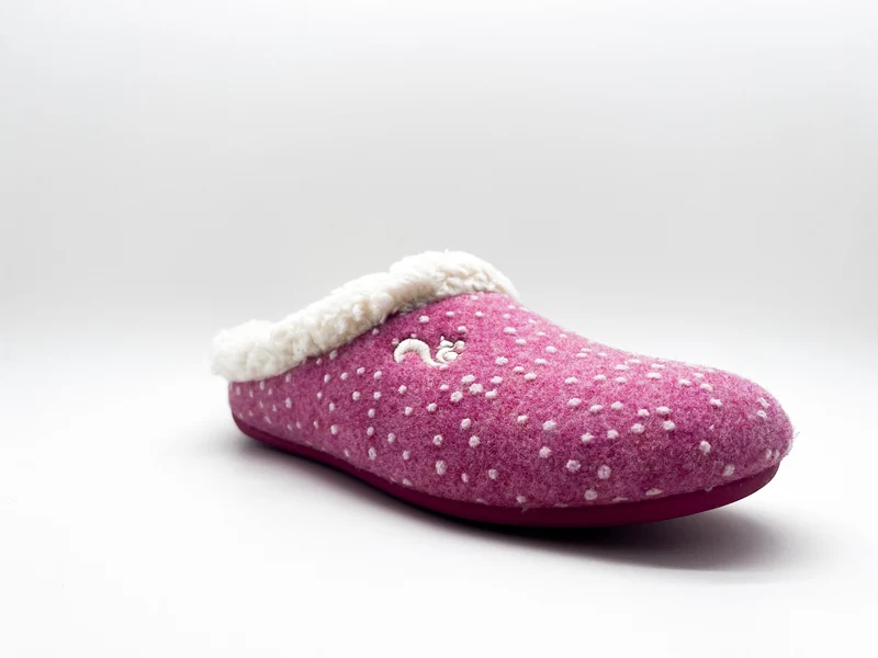 thies 1856 ® Eco Snow Cozy Slipper raspberry