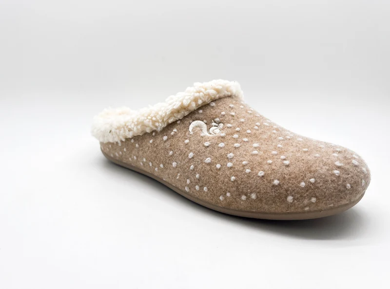 thies 1856 ® Eco Snow Cozy Slipper beige