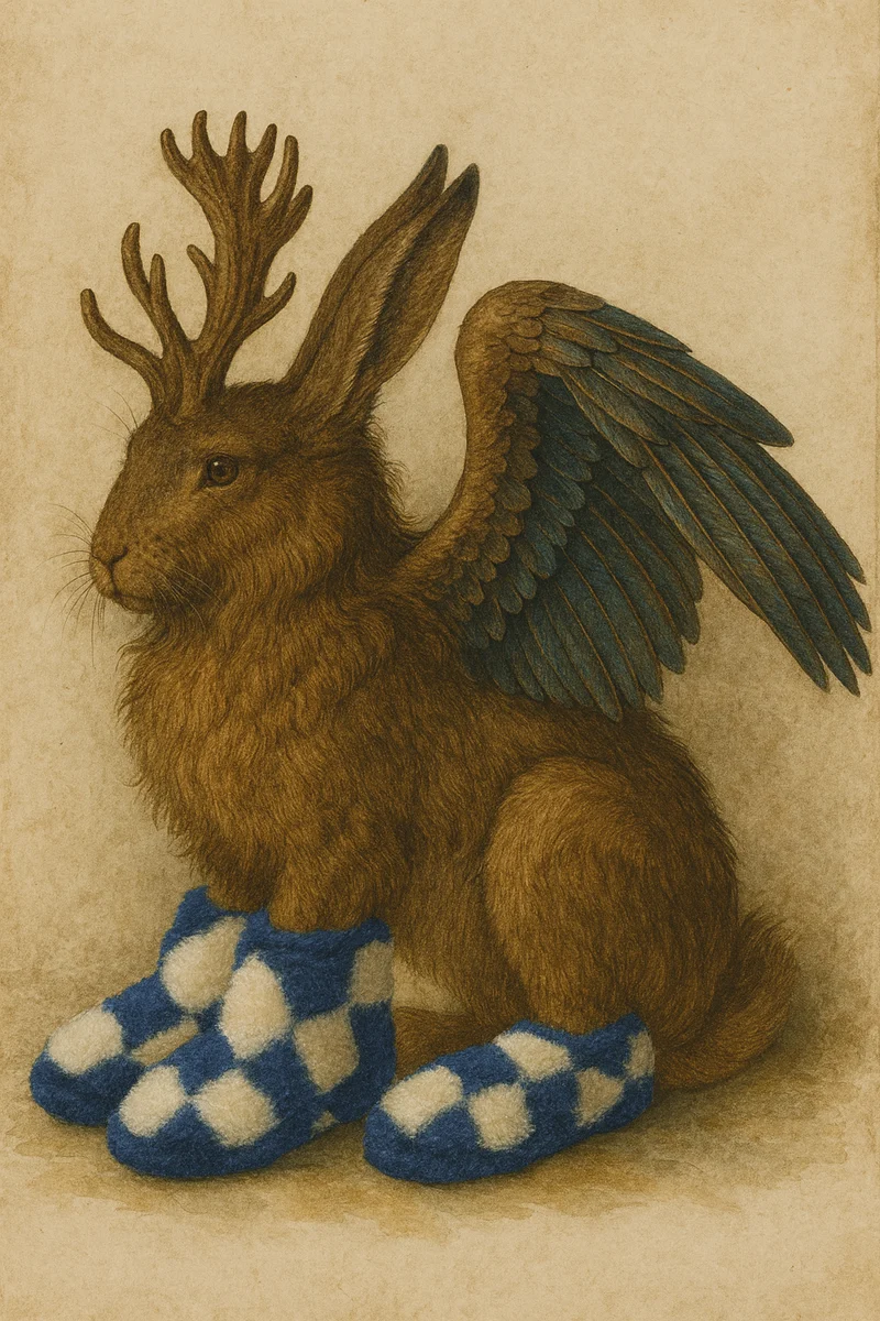 thies 1856 ® x Wolpertinger ™️ Rec Royal Bavarian Aprés Slipper blue