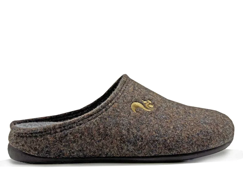 thies 1856 ® Recycled PET Slipper vegan dark brown