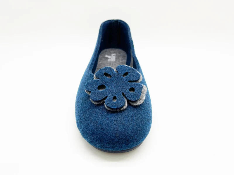 thies 1856 ® Recycled PET Ballerina vegan navy