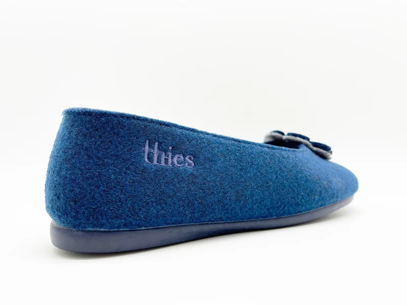 thies 1856 ® Recycled PET Ballerina vegan navy