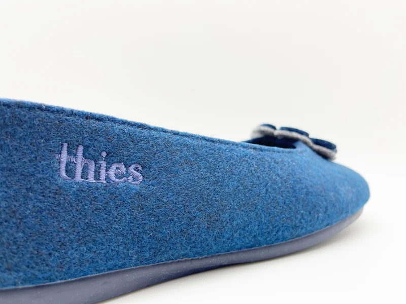 thies 1856 ® Recycled PET Ballerina vegan navy