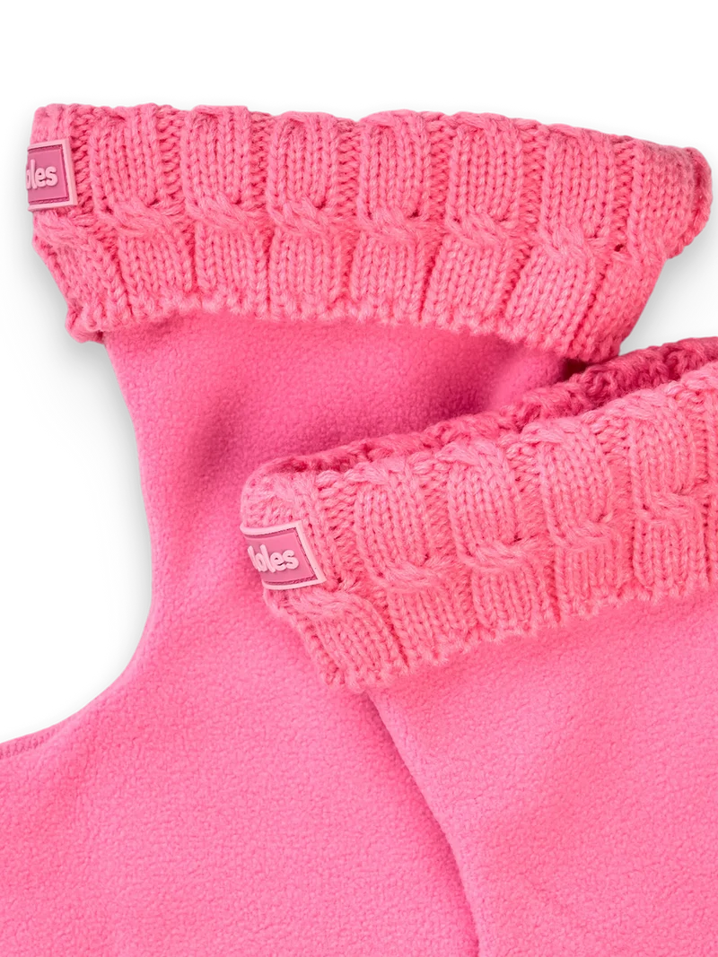 Isolierte Stiefelsocken für Regenstiefel Begonie-Rosa