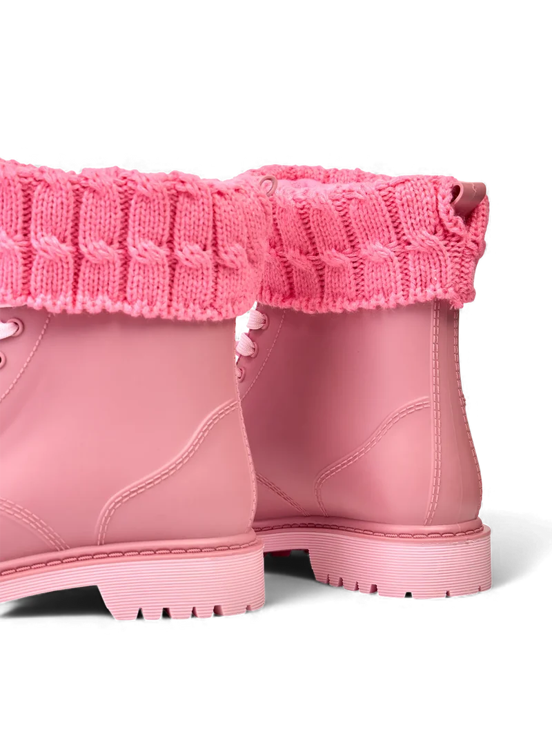 Isolierte Stiefelsocken für Regenstiefel Begonie-Rosa