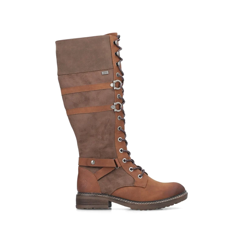Rieker Hoher Lederstiefel für Damen | Hellbraun