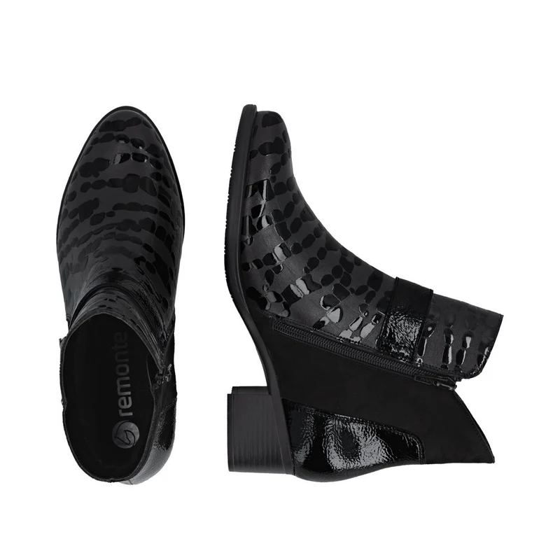 Remonte Damen Fashion Ankle Boot | Schwarz