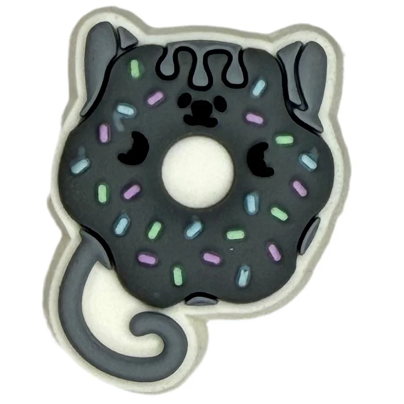 Crocs Jibbitz Donut-Katzen-Anhänger