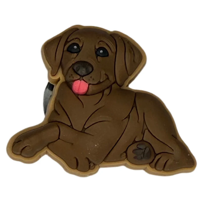 Crocs Jibbitz Schokoladenbrauner Labrador-Anhänger