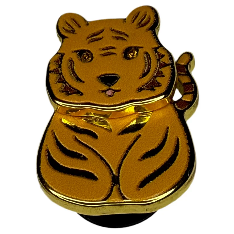 Crocs Jibbitz Emaillierter Tiger-Anhänger