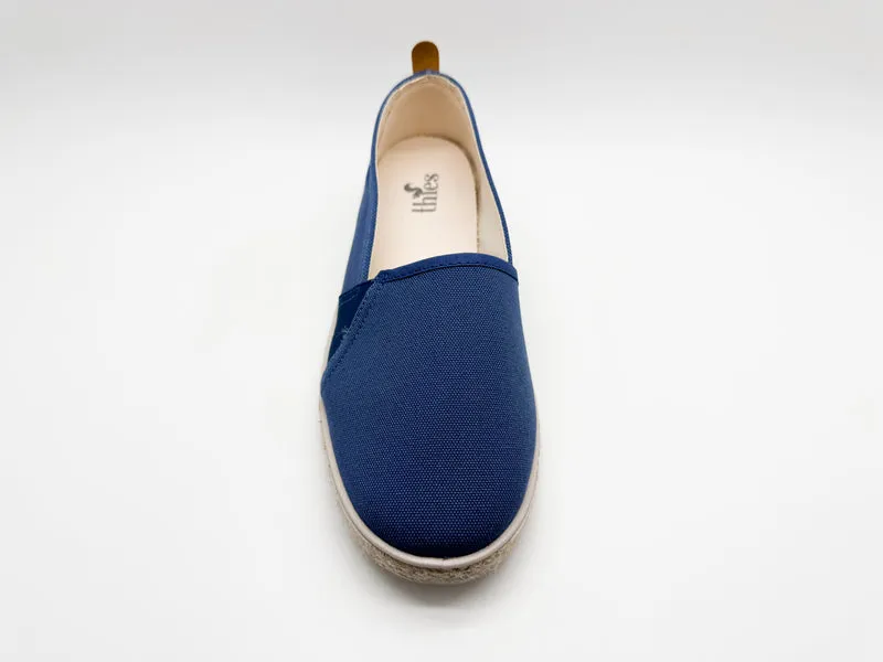 thies ® Organic Cotton Espadrille vegan indigo