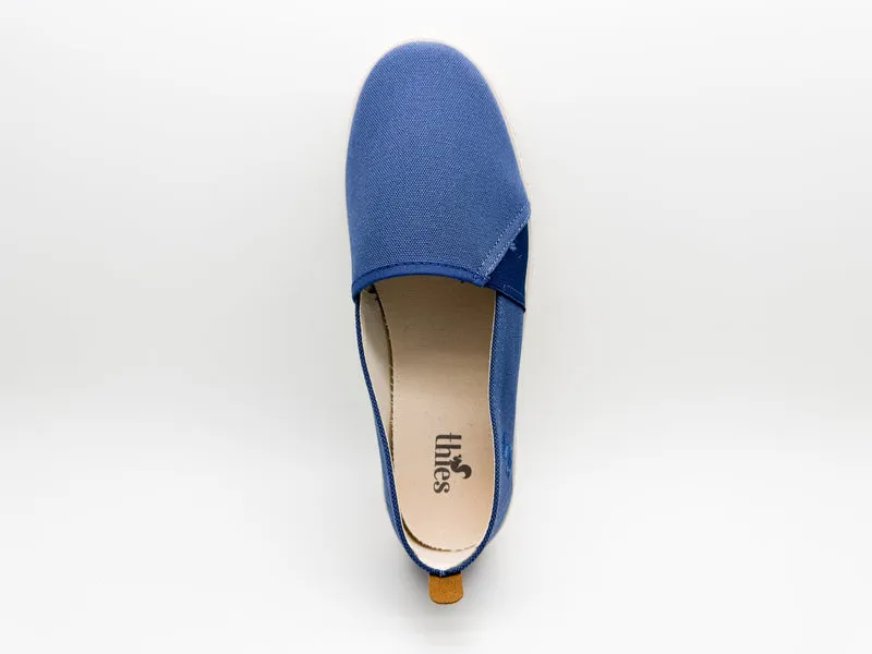 thies ® Organic Cotton Espadrille vegan indigo