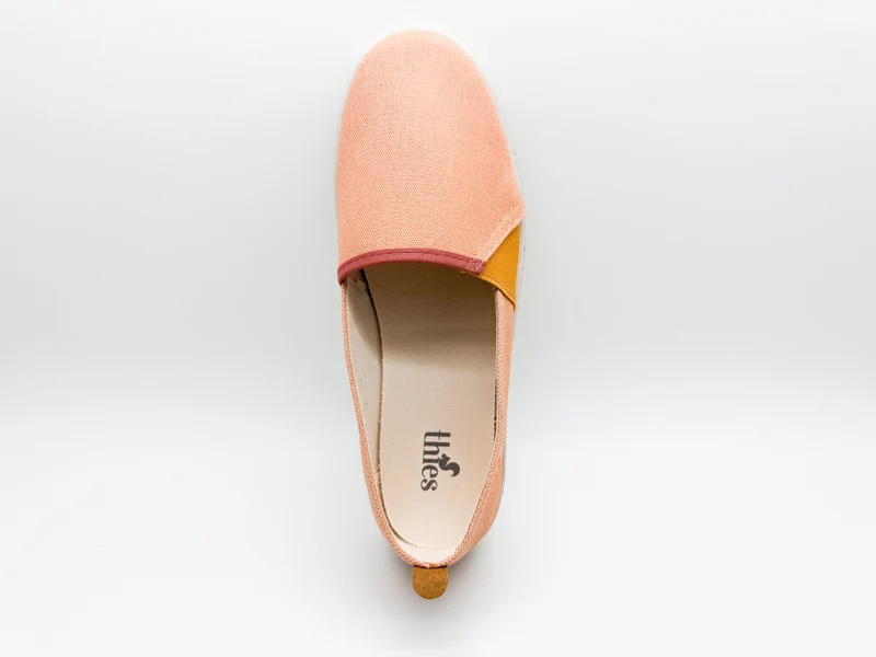 thies ® Organic Cotton Espadrille vegan apricot