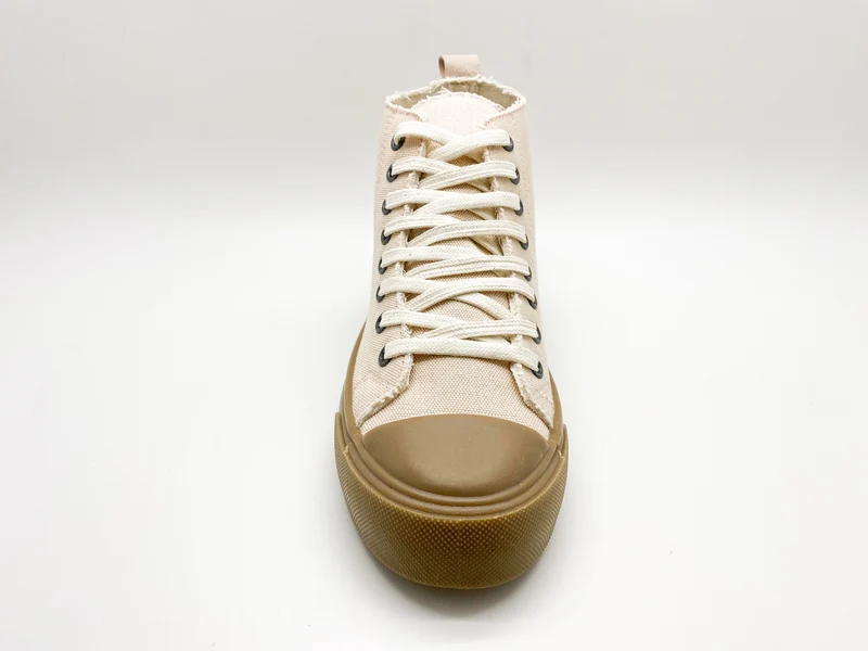 thies ® Organic Cotton Hi Sneaker vegan light peach