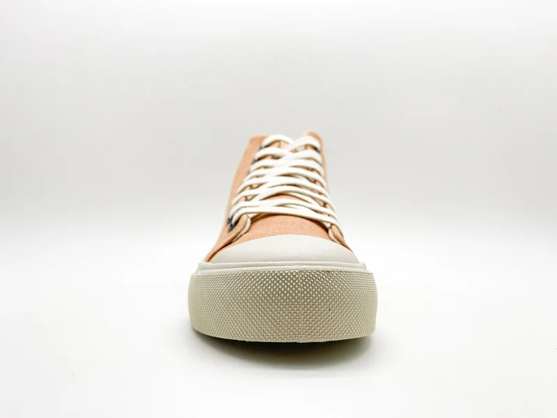 thies ® Natural Dye Cup Hi Sneaker vegan apricot