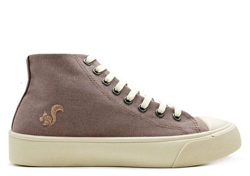thies ® Natural Dye Cup Hi Sneaker vegan mulberry