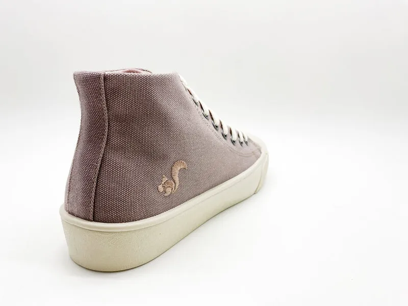 thies ® Natural Dye Cup Hi Sneaker vegan mulberry