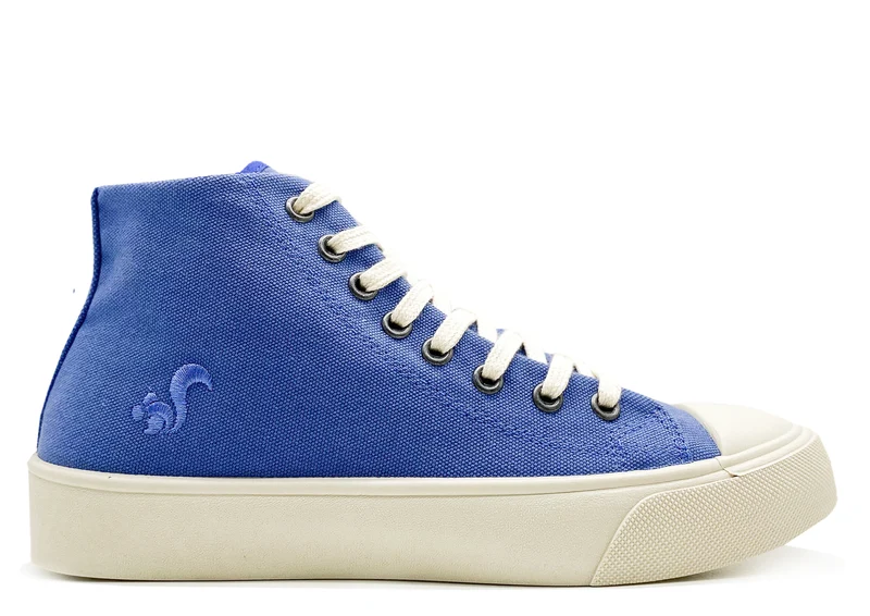 thies ® Natural Dye Cup Hi Sneaker vegan indigo