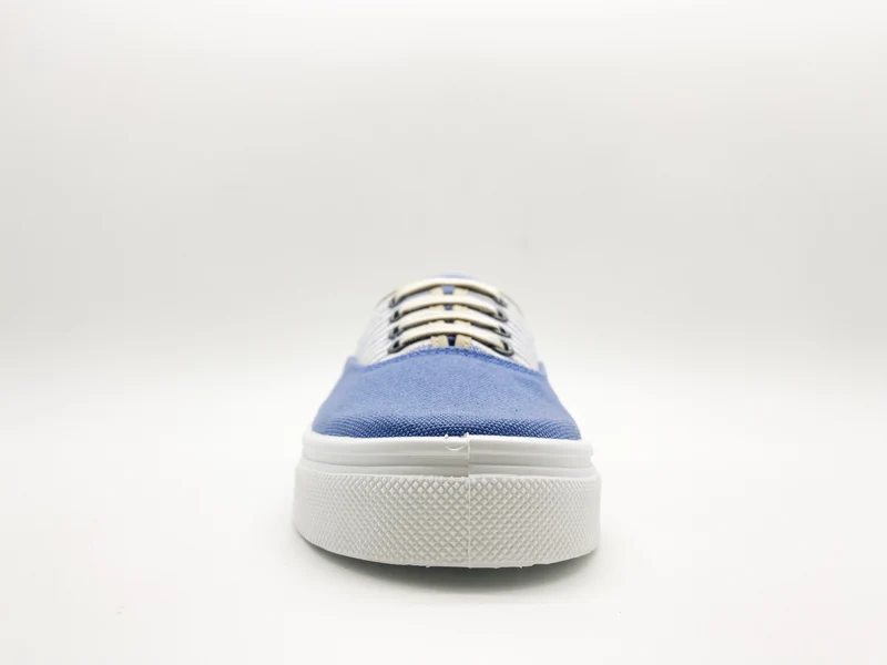 thies ® Organic Cotton Stripe Plim Sneaker vegan indigo