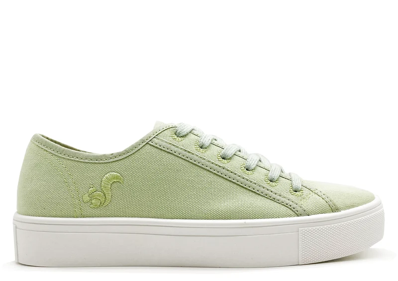 thies ® Natural Dye Plain Sneaker vegan light green