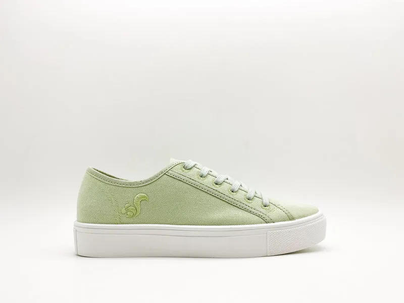 thies ® Natural Dye Plain Sneaker vegan light green