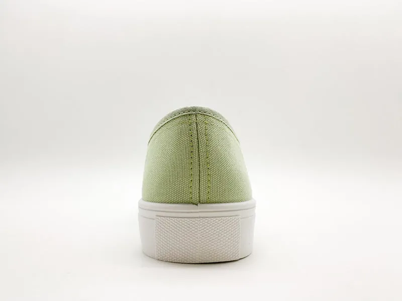 thies ® Natural Dye Plain Sneaker vegan light green