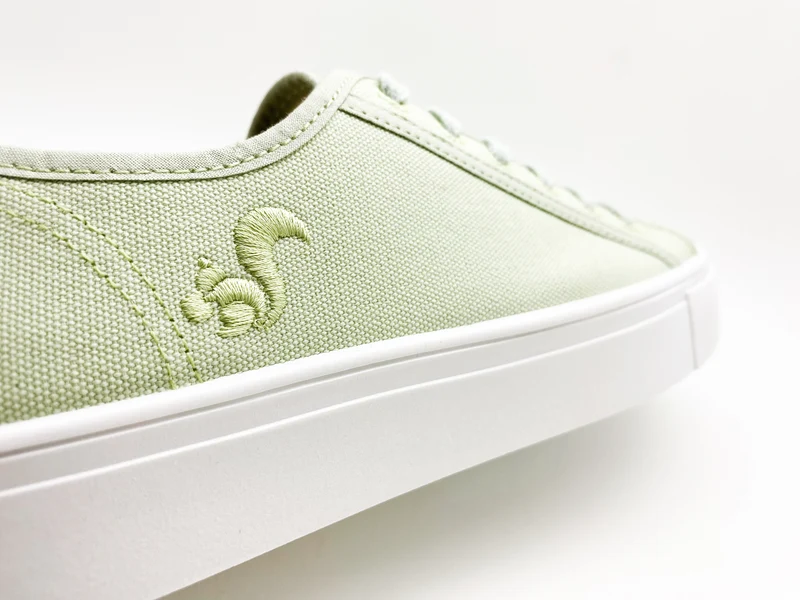 thies ® Natural Dye Plain Sneaker vegan light green