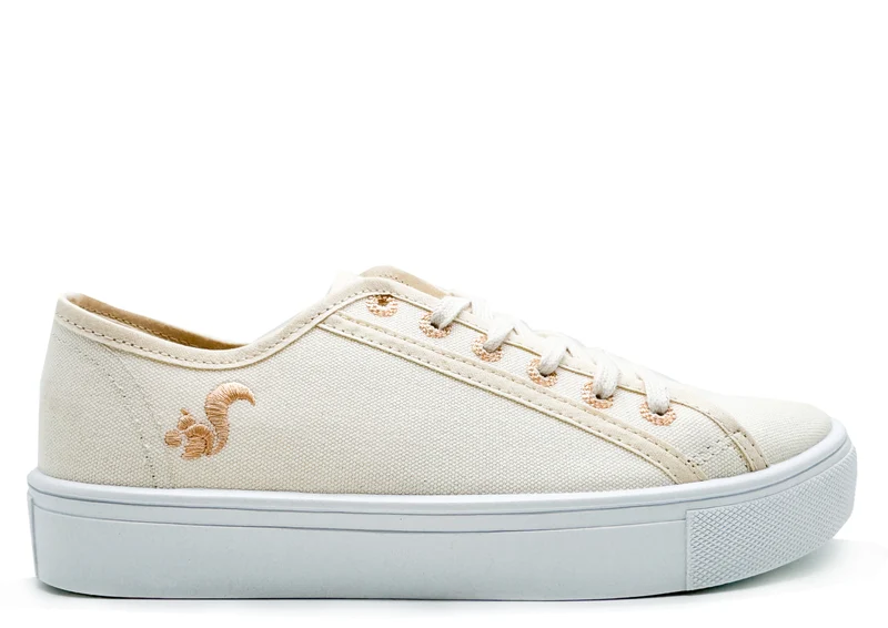 thies ® Natural Dye Plain Sneaker vegan eggshell