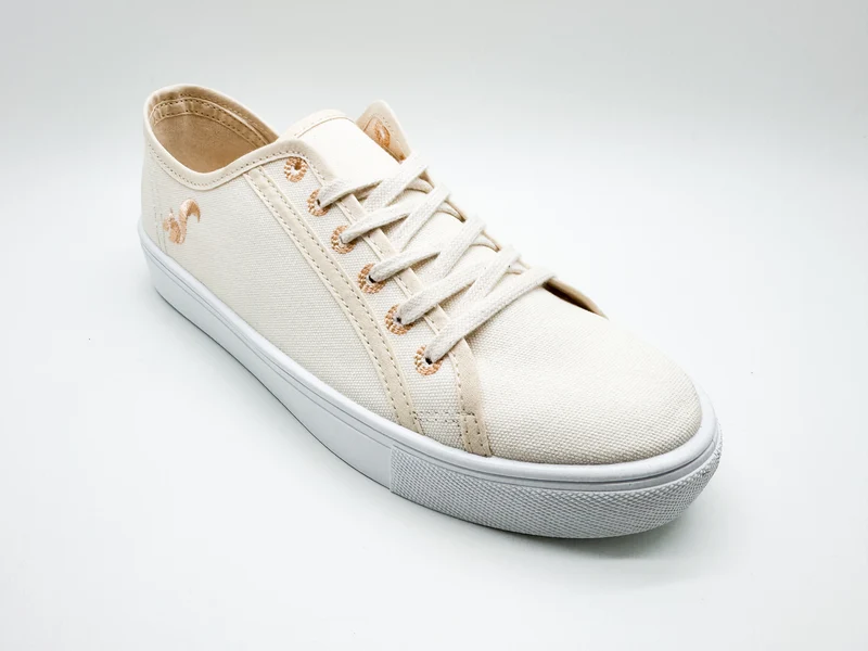 thies ® Natural Dye Plain Sneaker vegan eggshell