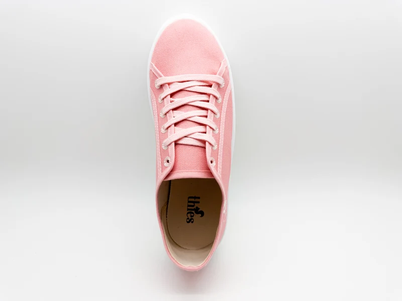 thies ® Natural Dye Plain Sneaker vegan raspberry