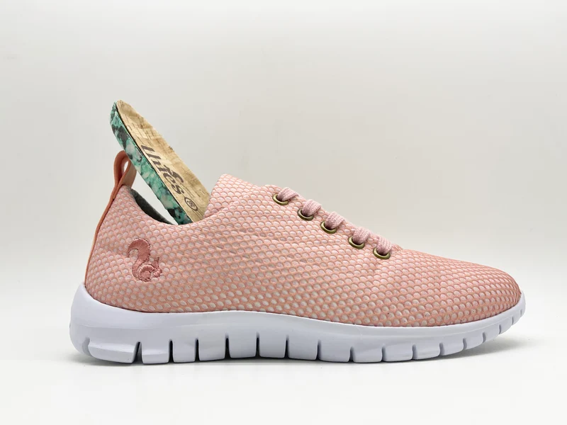 thies ® Reflexrunner peach | vegan aus recyceltem PET