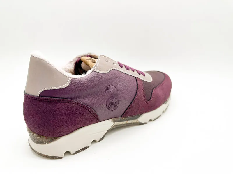 thies ® Eco Squirrel Runner algae cork vegan dark berry