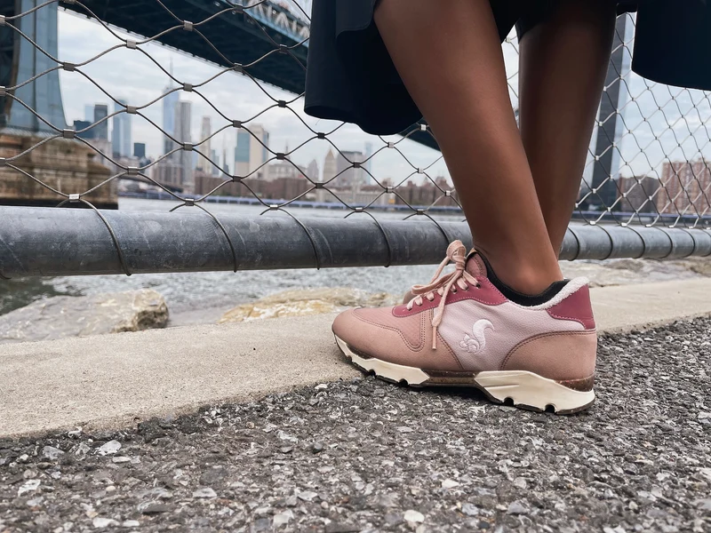 thies ® Eco Squirrel Runner algae cork vegan antique rose
