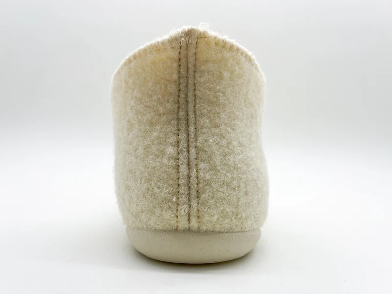 thies 1856 ® Slipper Boots off white with Eco Wool