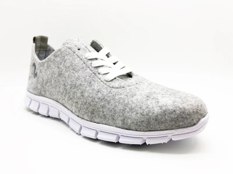 thies ® PET Sneaker stone grey | vegan aus recycelten Flaschen