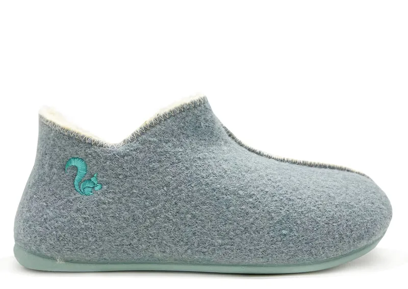 thies 1856 ® Slipper Boots mint with Eco Wool