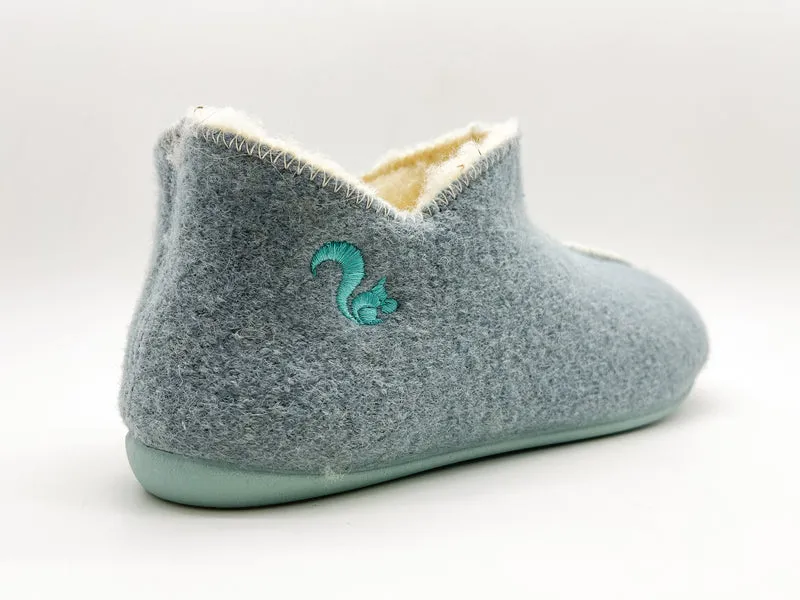 thies 1856 ® Slipper Boots mint with Eco Wool