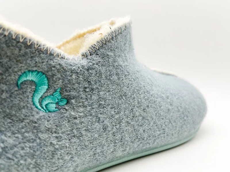 thies 1856 ® Slipper Boots mint with Eco Wool