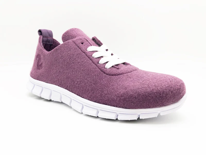 thies ® PET Sneaker grape | vegan aus recycelten Flaschen