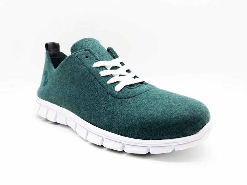 thies ® PET Sneaker olive | vegan aus recycelten Flaschen