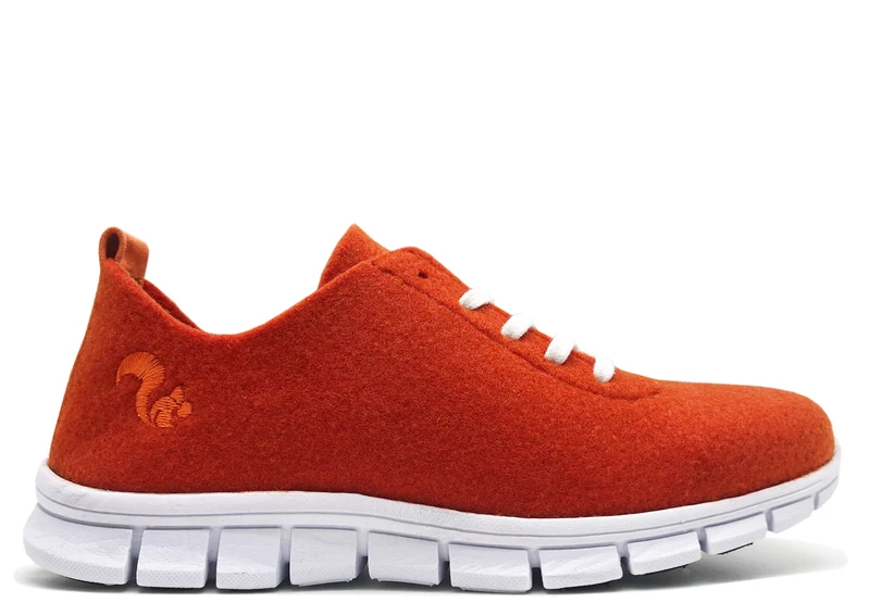thies ® PET Sneaker orange | vegan aus recycelten Flaschen