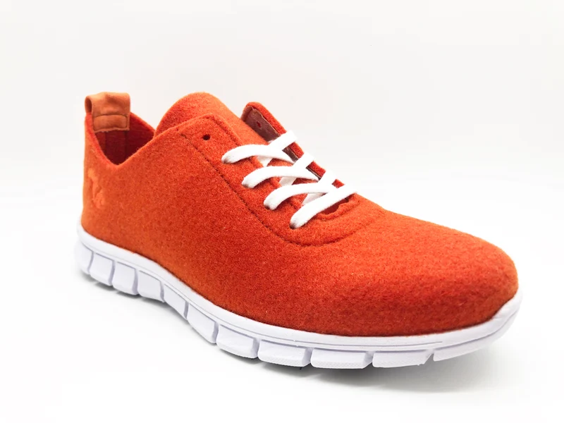 thies ® PET Sneaker orange | vegan aus recycelten Flaschen