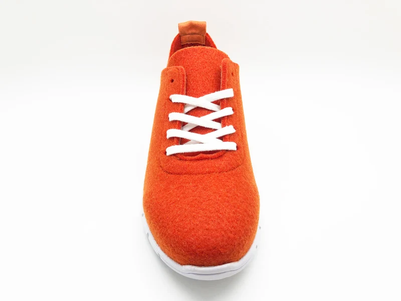 thies ® PET Sneaker orange | vegan aus recycelten Flaschen