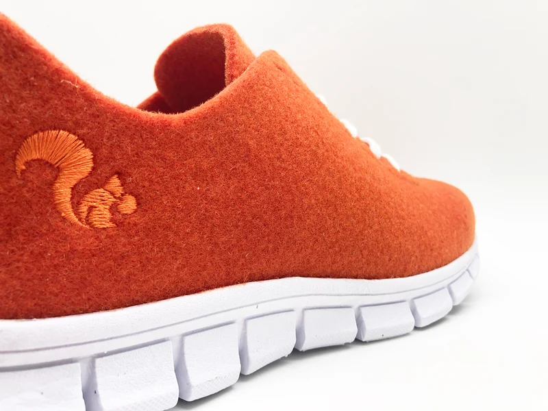 thies ® PET Sneaker orange | vegan aus recycelten Flaschen