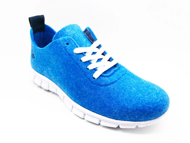 thies ® PET Sneaker blue | vegan aus recycelten Flaschen