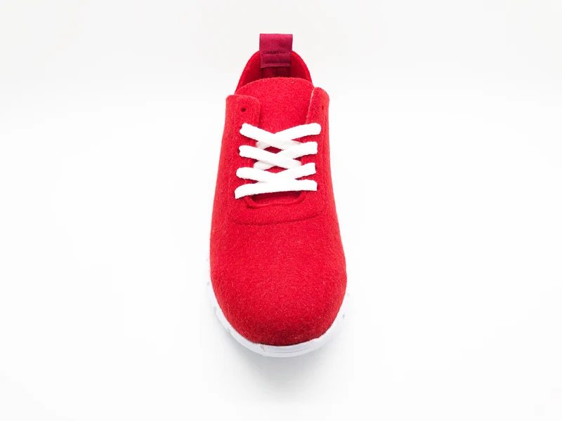 thies ® PET Sneaker red | vegan aus recycelten Flaschen