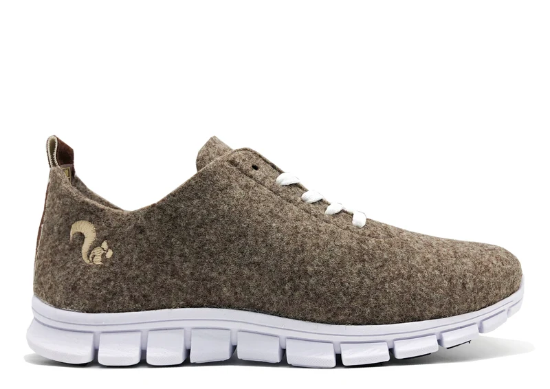 thies ® PET Sneaker beige marron | vegan aus recycelten Flaschen