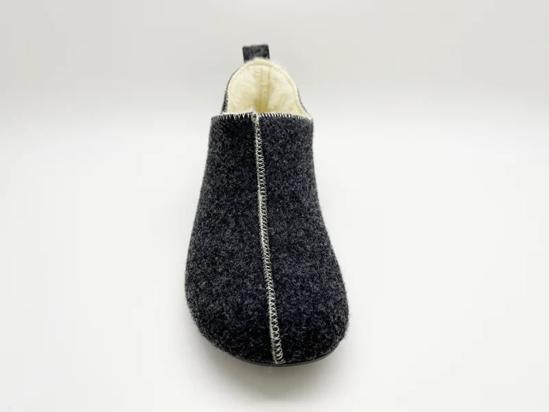 thies 1856 ® Slipper Boots anthracite with Eco Wool