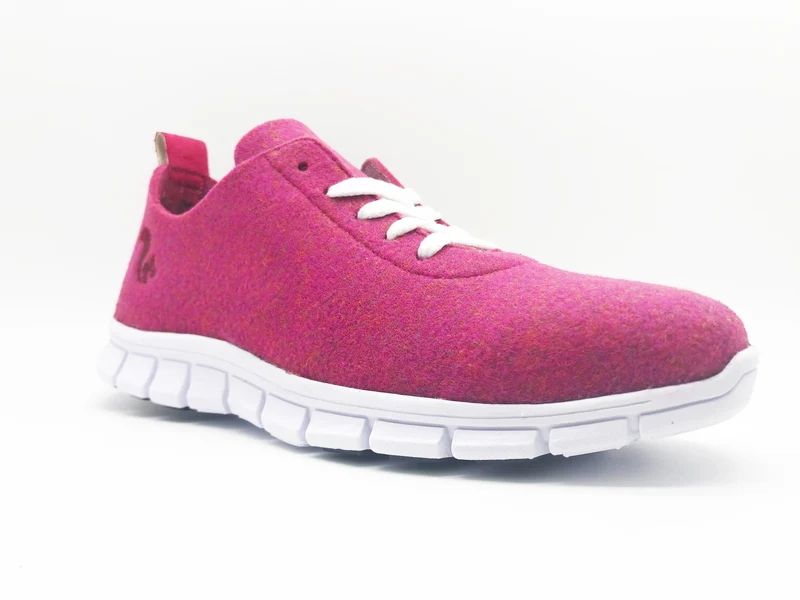 thies ® PET Sneaker fuchsia | vegan aus recycelten Flaschen